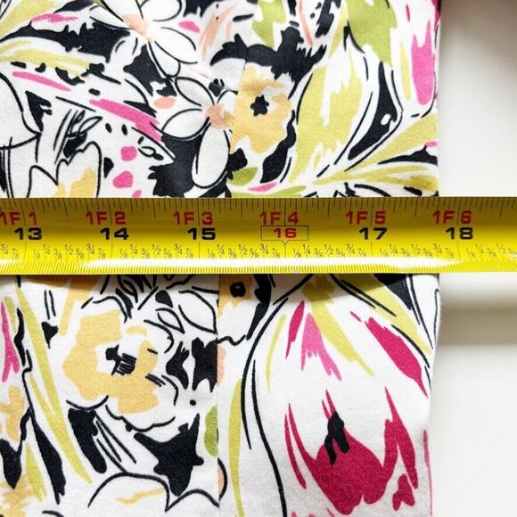 Kenar Jacket Women 8P Trench Coat Multicolor Floral Cotton Lined Bright Vibrant - Picture 9 of 12